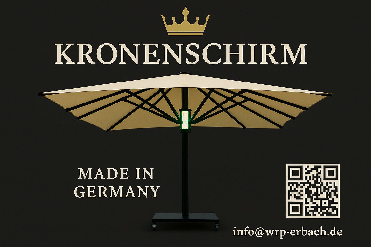 Eigene Konstruktion Sonnenschirm Detail